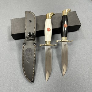 Olağanüstü rusya tasarım 440C çelik sabit bıçak bıçak cilalı av bıçağı ile deri kılıf ile hayatta kalma bıçağı - Product Image 4