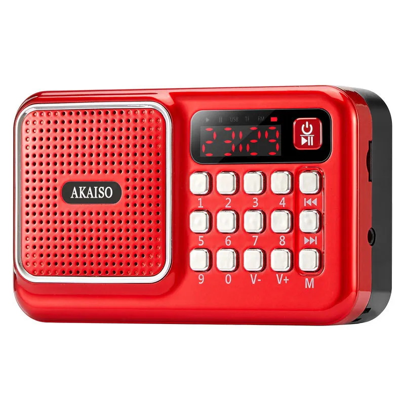 Mini alto-falante portátil quran com rádio fm, mini alto-falante portátil, presente, 2021