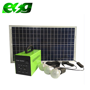 便携式20W DC迷你太阳能系统3w发光二极管灯锂离子电池MPPT控制器10kw家用户外太阳能 - Product Image 5