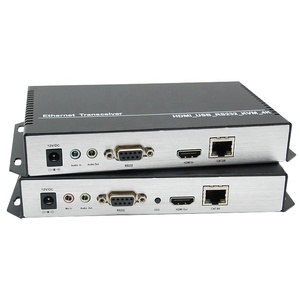 扩展麦克风键盘鼠标音频USB收发器120千米HDMI KVM 4k网络扩展器 - Product Image 1