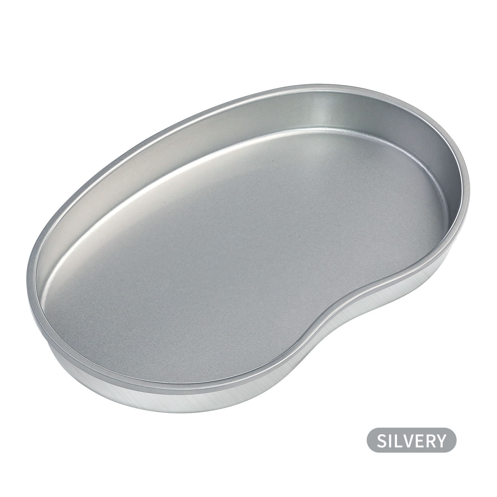 Plateau de rangement coeur en argent