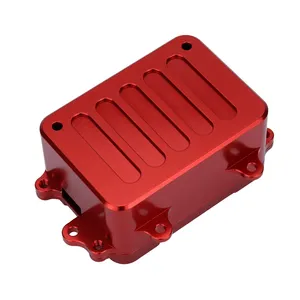 Metall ausrüstung sbox Radio empfänger box für Axial SCX10 RC Track Car Frame Chassis Kit Upgrade-Zubehör - Product Image 3