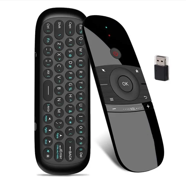 Wiederauf ladbare Mini-Tastatur W1 Fly Mouse Smart Wireless-Fernbedienung mit wettbewerbs fähigem Preis für TV BOX Android Mini-Projektor