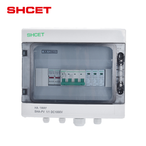 HAプラスチックIP65防水分布ソーラーDC PVコンバイナーボックス2 in 2 out 1000VDC 12 6 11 24弦セット - Product Image 5
