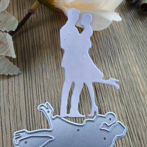 Adam ve kadın Metal kesme ölür için Scrapbooking DIY albümü eğitim kabartma tebrik kartı sevgililer günü kesim Die - Product Image 5