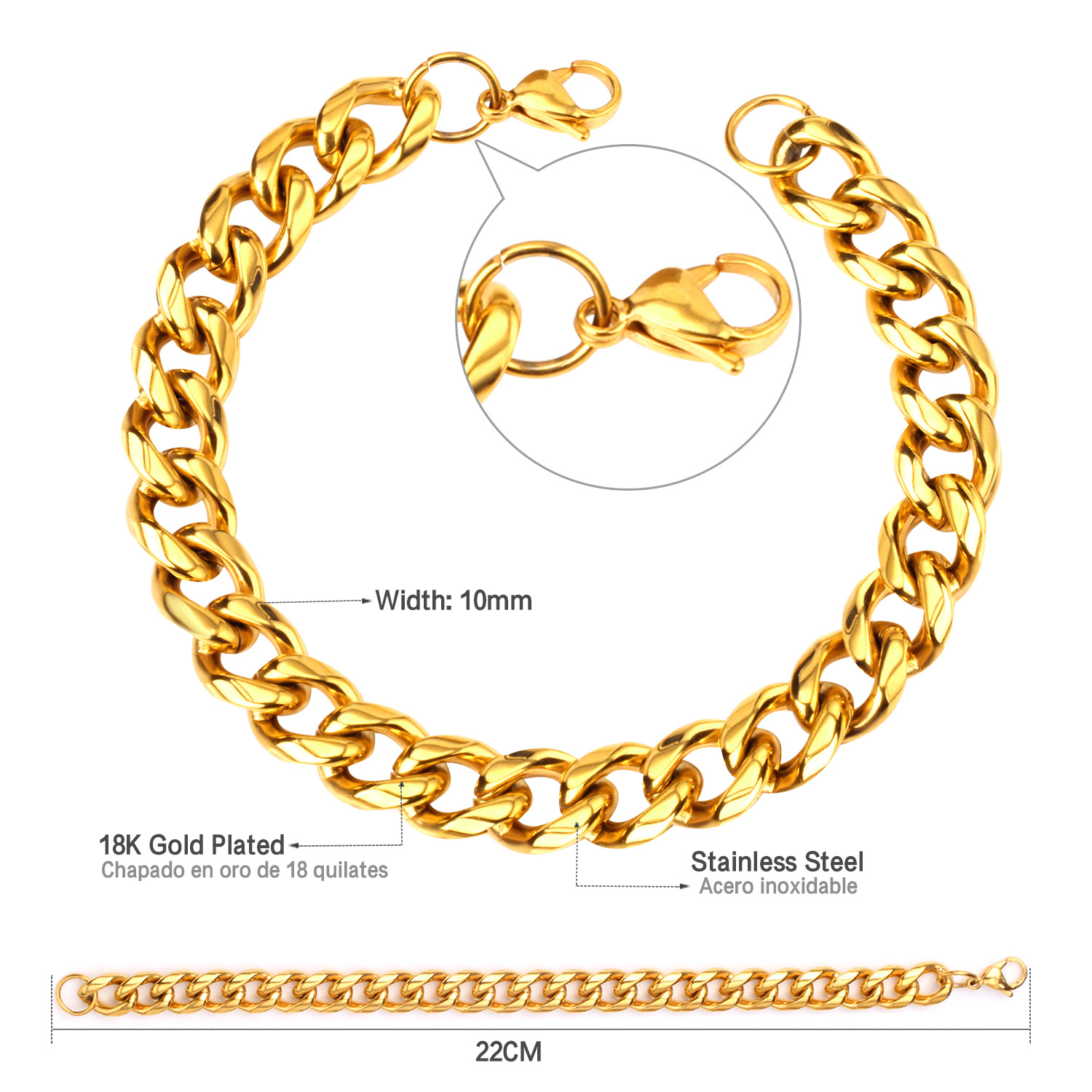 10 mm * 22 cm BC001122G