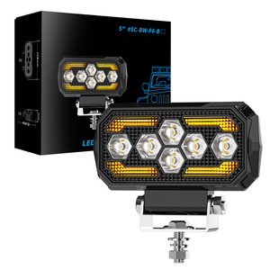 New 5Inch Square Driving Spotlight Engineering Vehicle <strong>LED</strong> Work Light Off-road Vehicle Fog Light Truck Warning Light - Product Image 1