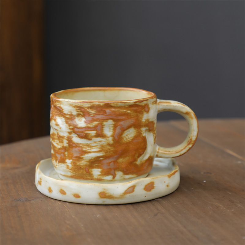 Set di tazze da caffè "Hand Pinch" - bianco opaco 270ml - 201-300ml