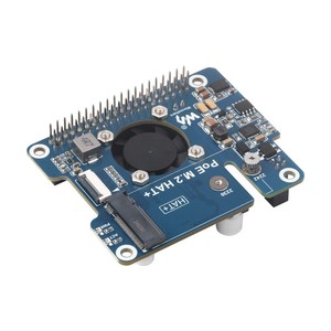 Adattatore da PCIe a M.2 con funzione PoE per Raspberry Pi 5, supporta il protocollo NVMe M.2 a stato solido, lettura/scrittura ad alta velocità - Product Image 3