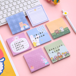 Fabricante Fornecer Diretamente 80 Folhas Tamanho 80*80mm Papel de Escrita Memo Pads Tear Off Sticky Notes Papelaria Pad