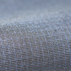 Sang Trọng Chải Kỹ Dài Chủ yếu Cotton-Cupro Sợi Nhuộm Vải Màu Xanh Hải Quân Trọng Lượng Nhẹ Suiting Cho Áo Khoác, Ăn Mặc Quần & Quần Giản Dị - Product Image 1