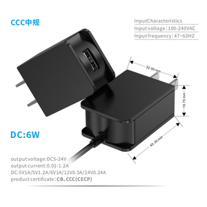 Factory Direct 5V1A <strong>USB</strong> <strong>Power</strong> <strong>Adapter</strong> 6W <strong>Output</strong> with 2 x <strong>USB</strong> Ports Original Standard Design - Product Image 1