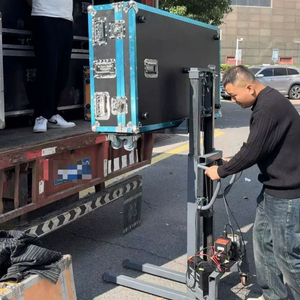 Latest Design Detachable Portable Load 300kg 1.6m Small Forklift Stacker <strong>Loading</strong> and <strong>Unloading</strong> Stage Lighting Flight Cases Goods - Product Image 6