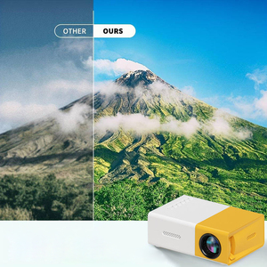 Mini proyector yg300 akıllı projektör multimedya mobil kablosuz projektör oyunu taşınabilir ev LED LCD cep projektörü - Product Image 5