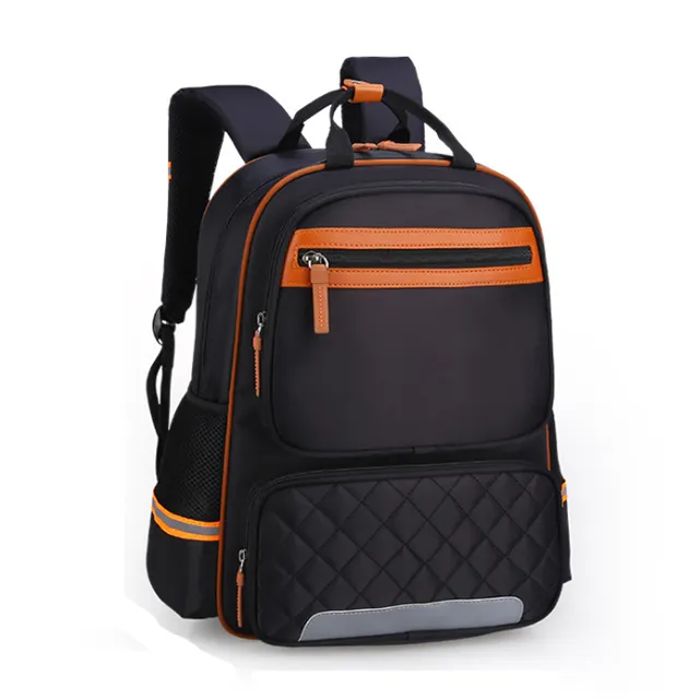 Novo Design Bordado Gird Bolsa Lápis mochilas escolares de boa qualidade para meninas sacos meninos mochila mochilas escolares