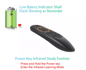 Kablosuz hava fare G10s 2.4g ses uzaktan kumanda ile mikrofon jiroskop Ir öğrenme için Android Tv kutusu Mini X96 Mini - Product Image 3