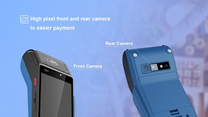 Динамический динамик P92 Android smart POS 5,5 дюймов сенсорный экран nfc все в одном pos - Product Image 3