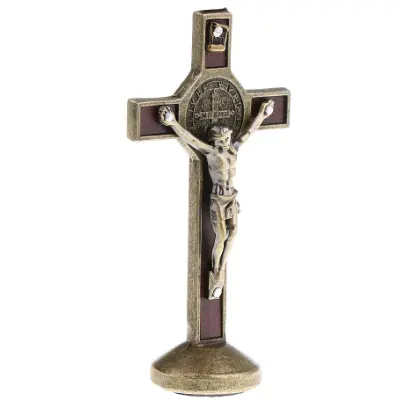 Custom Chiesa Ortodossa di Metallo Pietre Croce Signore 3D Gesù Cristo, in piedi crocifisso, decorazione della chiesa