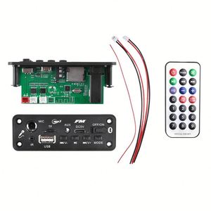 MP3 Bluetoothアンプデコーダボード2*3Wマイクジャック付きMIC Bluetooth 5.3ロスレスUディスクTFカードAUXプレーヤー - Product Image 1