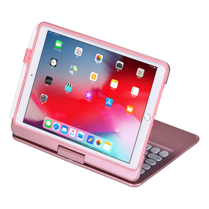 适用于ipad9的360度旋转平板电脑键盘10.2无线蓝牙键盘适用于Air3 10.5和TPU外壳带背面的可拆卸键盘 - Product Image 3