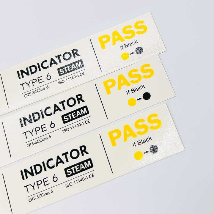 Wholesale Autoclave Steam Class 6 Chemical Indicator Strip Sterilization Test Paper Card