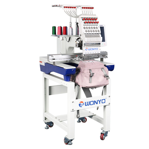 5 años de garantía Instrucción gratuita Cabezal único 12 agujas Control automático por computadora Máquina de bordado multifuncional - Product Image 2