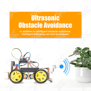 超音波スマートロボットカーキット4WDトラッキングロボットキット教育 & メーカーキットプログラム可能 - Product Image 5