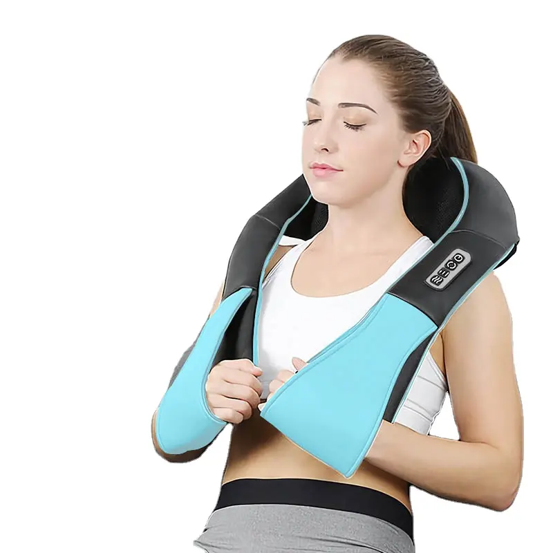 2024 nuevo diseño de moda tejido profundo Shiatsu amasado espalda profesional vibración cuerpo cuello hombro masajeador con bolsa