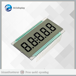 Custom Monochrome Positive 5 Digit <strong>LCD</strong> <strong>Display</strong> <strong>Modules</strong> SJXDGN043 Static State Segmented Application with Wide Temperature Range - Product Image 5