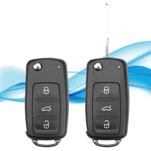 MS 3 Buttons Car Replacement Remote <strong>Key</strong> Shell for <strong>VW</strong> Vehicle Transponder Control Blank Fob Case Uncut Blade Blank <strong>Key</strong> Case - Product Image 5