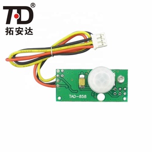 Sensor infrarrojo piroeléctrico DC4.5-20V PIR, módulo de sensor de movimiento pir, precio de fábrica