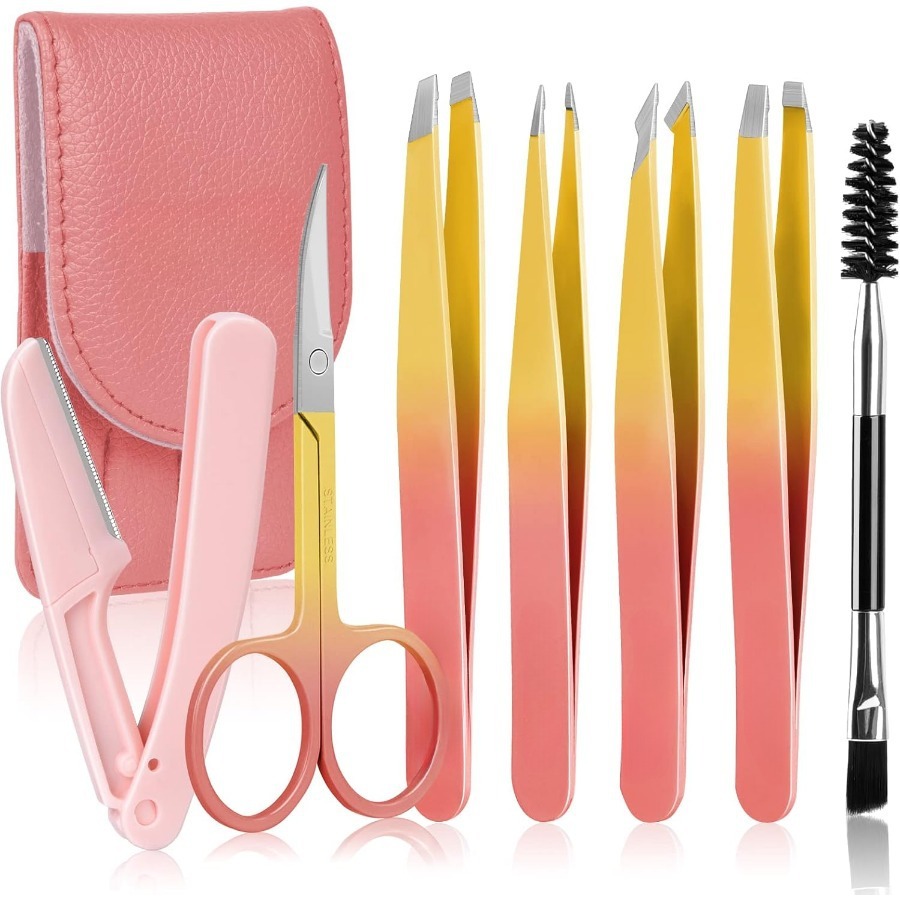 Ensemble sept pièces rose foncé
