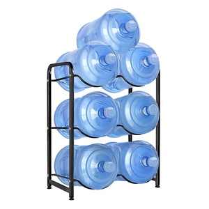 3-Tier Kim Loại Nhựa 5 Gallon Chai Nước Giá Nước Botter Chủ Đứng Tầng Thường Vụ Nước Chai Rack Hiển Thị - Product Image 2