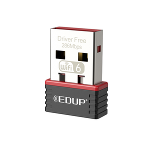 QLOCOM 300Mbps USB 2.0加密狗即插即用迷你无线网卡5GHz USB Wifi适配器 - Product Image 1