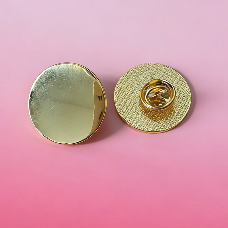 Cercle lisse doré 25 mm