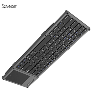 Teclado plegable Bt Keyboard Mouse 2,4G BT5.0 Teclado de viaje portátil de tamaño completo Ratón inalámbrico para Windows Android - Product Image 2