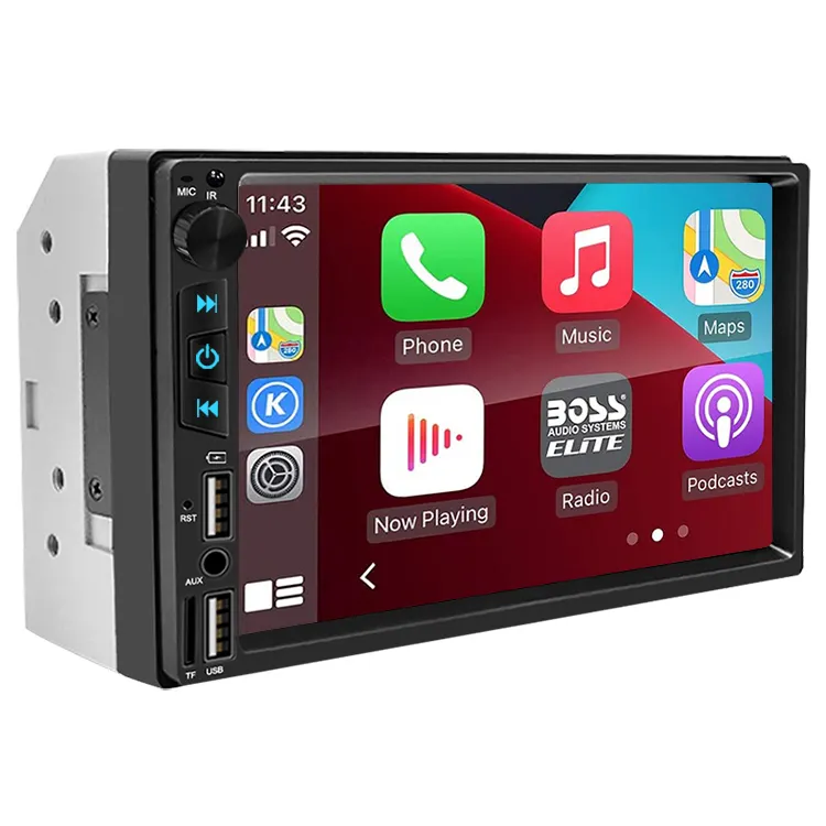7 inç full HD araba kamera müzik çalar video kaydedici çift usb mp5 araba oyuncu