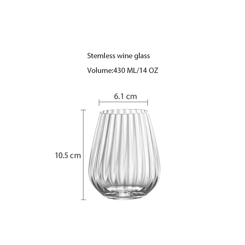 Verre à vin sans pied