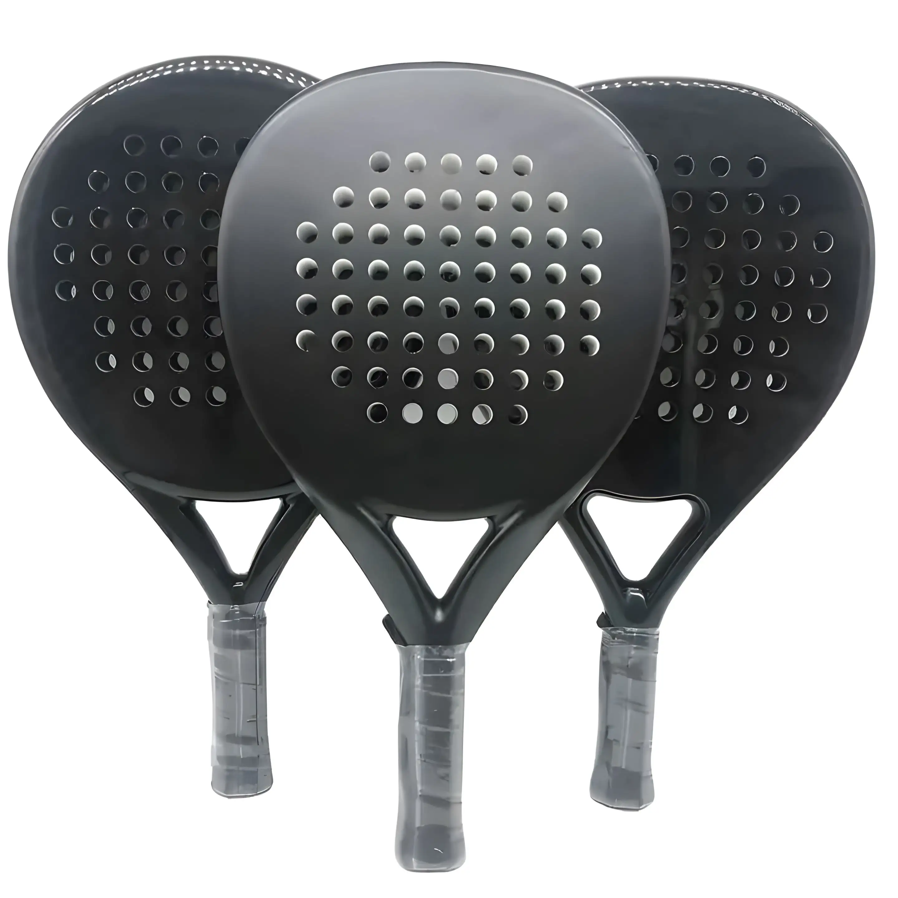 Factory Price OEM Customized Palas De Padel 3K 12K 18K Carbon Fiber Raquete Beach Tennis Rackets Padel Rackets