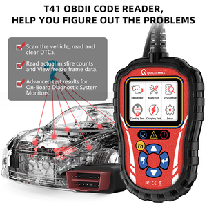 Herramienta de diagnóstico automático obd2 Escáner Borrar códigos de problemas y probar sistemas de arranque y carga Disponible en todos los modelos obd2 - Product Image 4