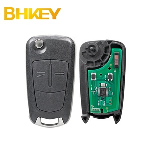 Opel Astra H Zafira B Corsa D Meriva B için 2 düğmeler uzaktan anahtar Fob 433Mhz Chip çip Valeo sistemi Delphi sistemi - Product Image 2