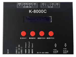 Programmier bare RGB-LED-Streifen LED-Modul LED Pixel Licht K-8000C SD-Karte LED-Controller - Product Image 4