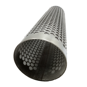 Punzonatrice con piastra metallica a scheletro per tubo di rete con foro rotondo elemento filtrante per punzonatura del filtro per marmitta - Product Image 1