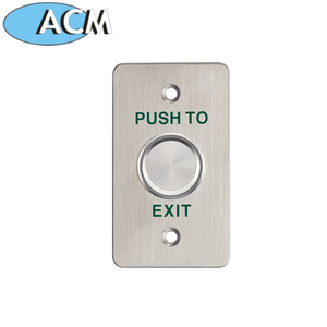 Sistema di controllo accessi interruttore a pulsante di uscita in metallo in acciaio inox pulsante con luce a Led porta aperta pulsante Push to Exit - Product Image 2