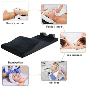 沙龙/家庭用睫毛床顶贴记忆泡沫弯曲睫毛延伸床垫 - Product Image 2