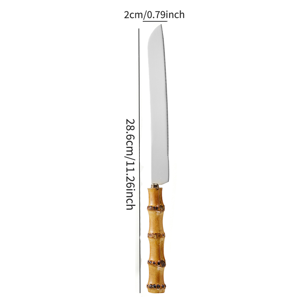 Cuchillo para pastel de plata