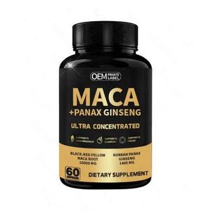 Hot-selling Maca Man Power Plus capsules, Maca Koreaanse rode ginseng extract capsules, Maca wortel capsules, penisvergroting. - Product Image 1