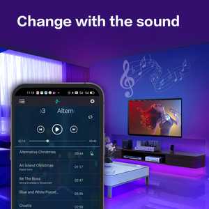 <strong>E</strong>-commerce Supplier Smart <strong>LED</strong> Strip <strong>RGB</strong> Magic Color with APP Control for Home Decor and Landscape Outdoor <strong>LED</strong> Strip Light