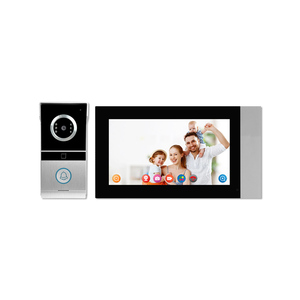 7-Inch Tuya WiFi 4-Wired Video <strong>Intercom</strong> Door Phone <strong>with</strong> Motion Detection Recording RFID Cards Access Control <strong>System</strong> - Product Image 1