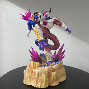 17CM New Product Super Saiyan Son <strong>Goku</strong> <strong>VS</strong> Frieza Battle Stance Beat Model Anime Figure Cartoon-Character